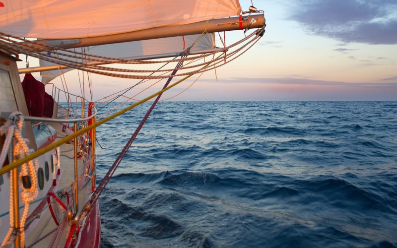 brown and white sail boat on sea during daytime